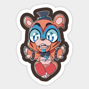 Chibi FNAF Security Breach Glamrock Freddy Sticker